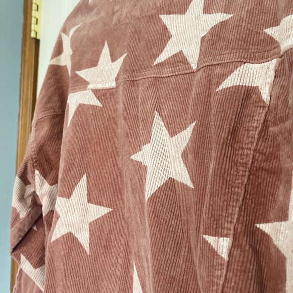 Star Patterned Corduroy Jacket - Picture 6 of 6